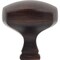 Jeffrey Alexander 1-3/8" Overall Length Brushed Oil Rubbed Bronze Square Audrey Cabinet Knob 278L-DBAC - alternate 4